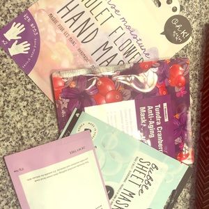 Assorted masks hand and face NEW